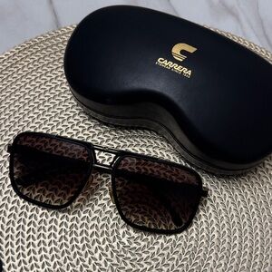 Carrera Black and Gold Sunglasses